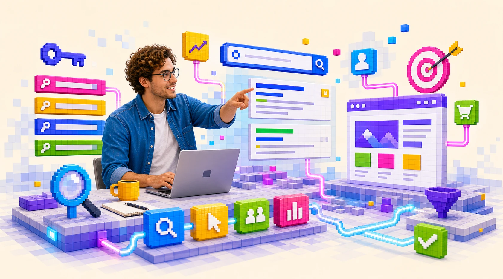 Google Ads digital world visual example